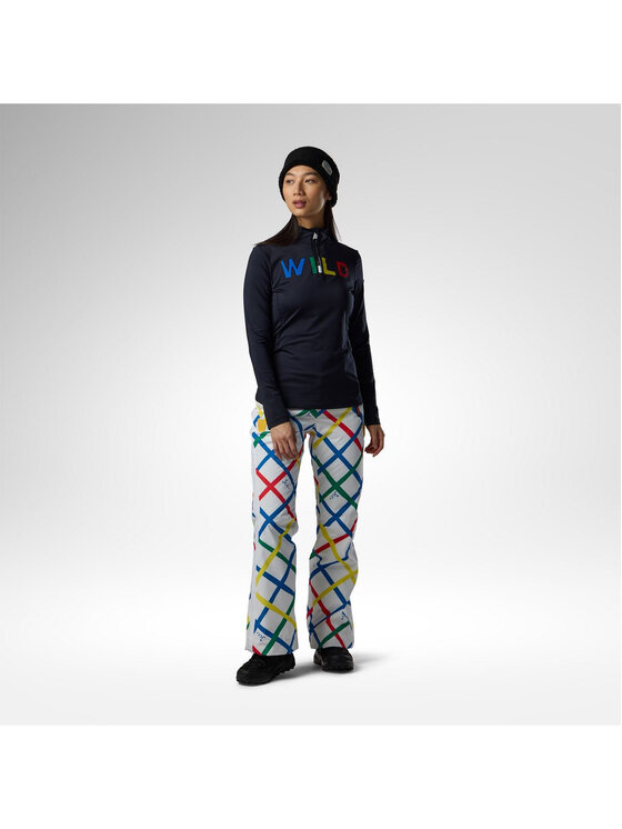 Rossignol Rossignol Bluza techniczna W Jcc Quarter Zip First Layer Czarny Slim Fit