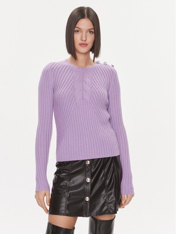 Liu Jo Pulover MF3222 MA95M Violet Regular Fit