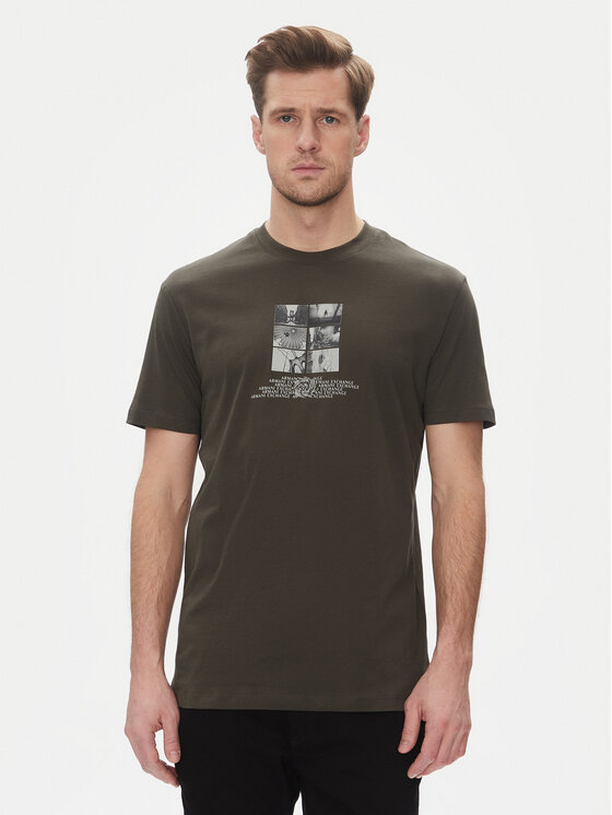 Armani Exchange Armani Exchange Marškinėliai XM000565 AF10356 U8120 Juoda Regular Fit