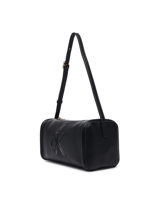 Calvin Klein Calvin Klein Дамска чанта Bold Ck Slouchy Shoulder Bag LV04F3894G Черен