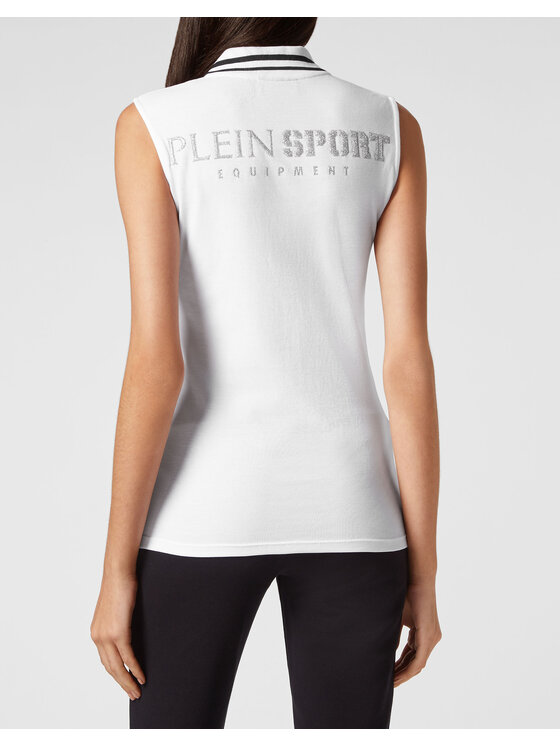 Plein Sport Plein Sport Polo 1911 Biały Regular Fit