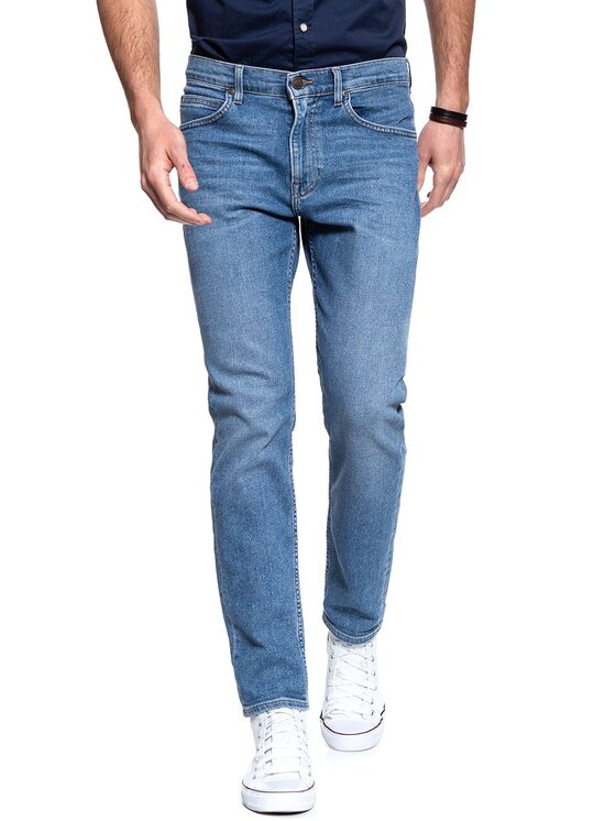 Lee Lee Jeans RIDER CROPPED Blu Slim Fit