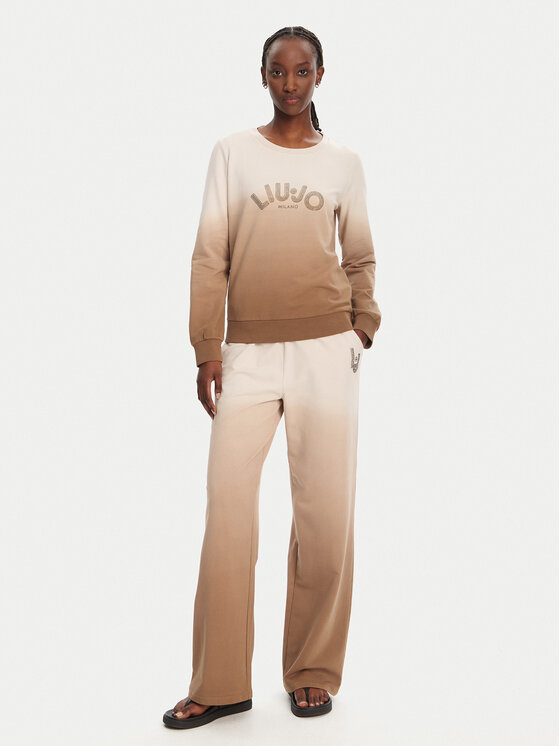 Liu Jo Sport Liu Jo Sport Спортивні штани TA5116 FS090 Бежевий Relaxed Fit