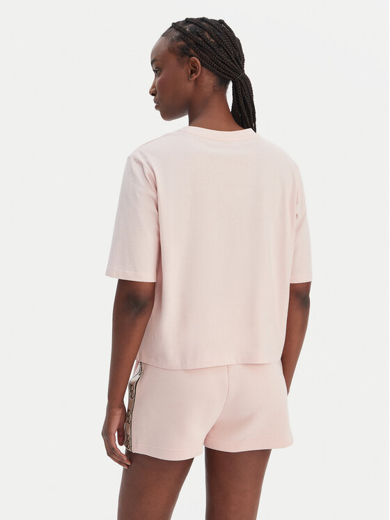 Guess Guess Тишърт V4BI21 I3Z14 Розов Relaxed Fit