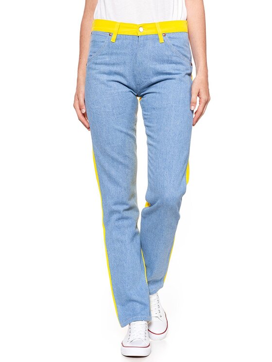 Wrangler Wrangler Jeansy 11MWZ Żółty Slim Fit