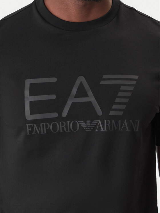 EA7 Emporio Armani EA7 Emporio Armani Tricou 7M001412 AF22264 MC005 Negru Regular Fit