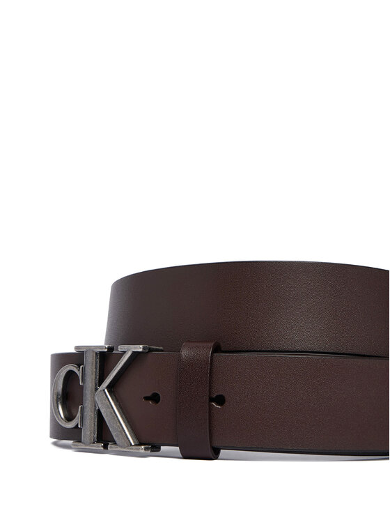 Calvin Klein Calvin Klein Колан Ck Buckle Smooth 35Mm LV04D7091G Тъмнокафяв