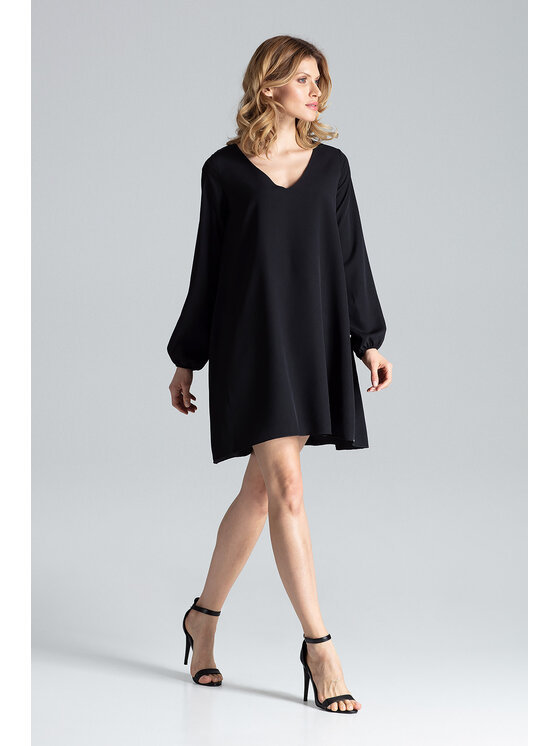 FIGL FIGL Φόρεμα M566 Μαύρο Regular Fit
