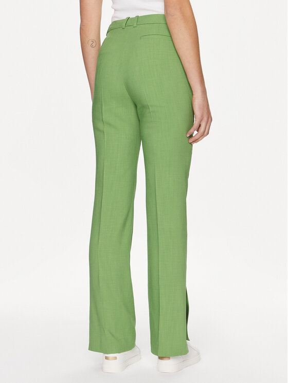 BOSS Boss Spodnie materiałowe Terela 50511972 Zielony Slim Fit