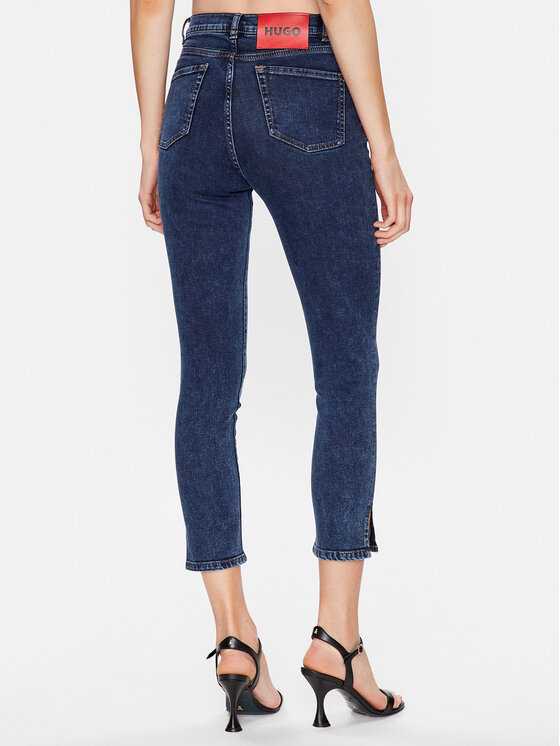 HUGO Hugo Džínsy 50486390 Modrá Modern Fit