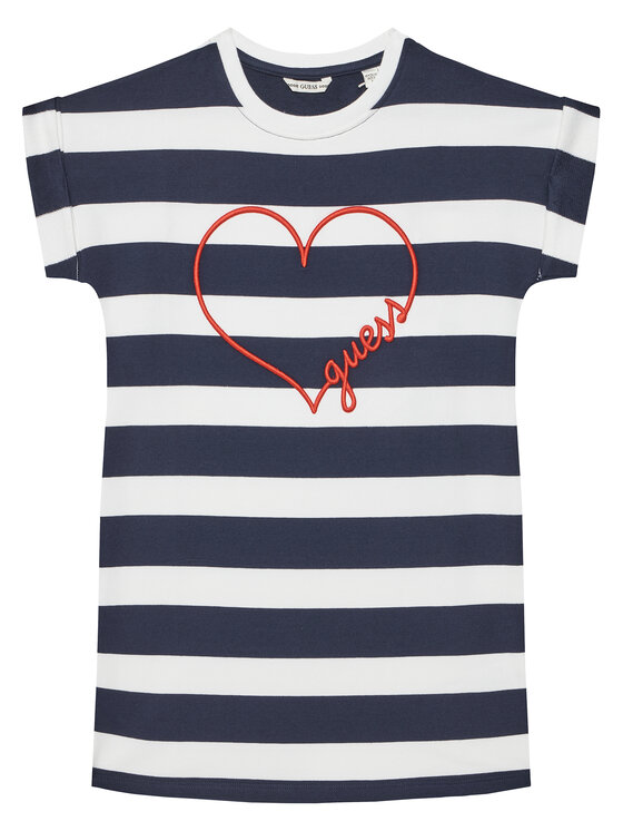 Guess Guess Každodenní šaty J5GK33 KBOR4 Tmavomodrá Regular Fit