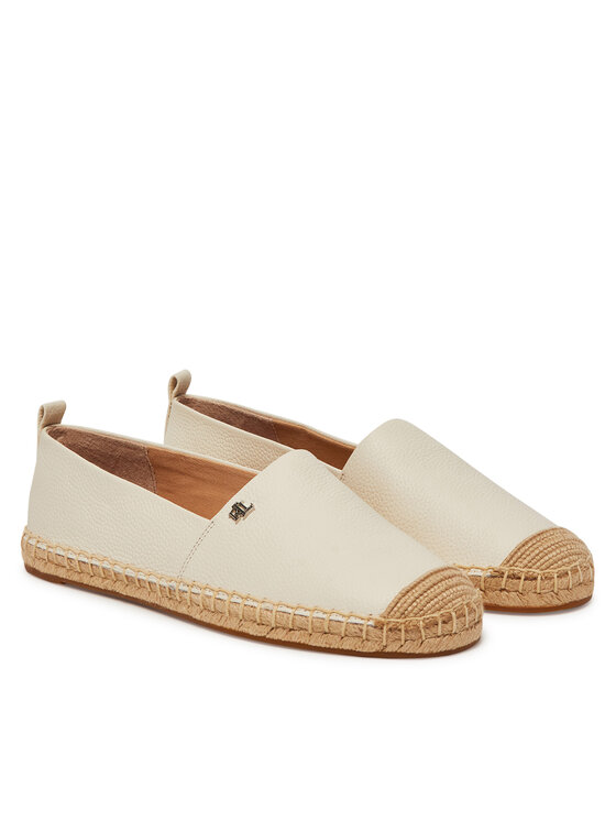 LAUREN RALPH LAUREN LAUREN RALPH LAUREN Espadryle Cameryn IV 802905304003 Biały