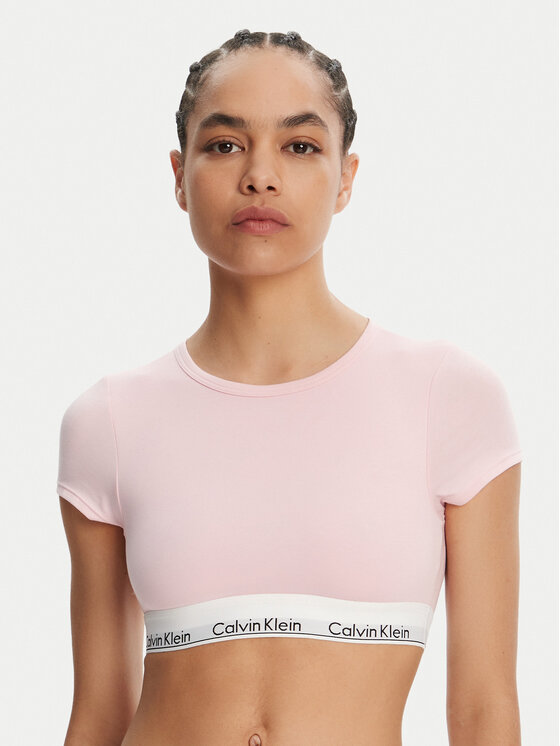 Calvin Klein Underwear Calvin Klein Underwear Tricou LV00QF7213 Roz Slim Fit