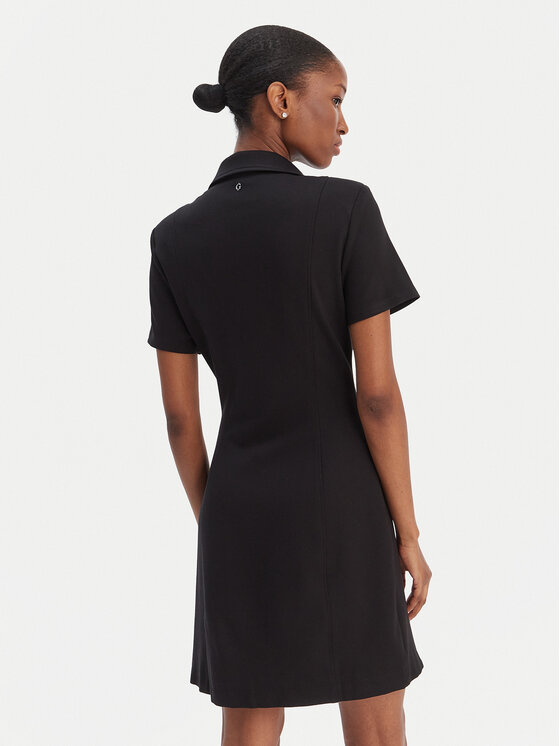 Guess Guess Rochie de zi W6RK34 KCMU2 Negru Classic Fit