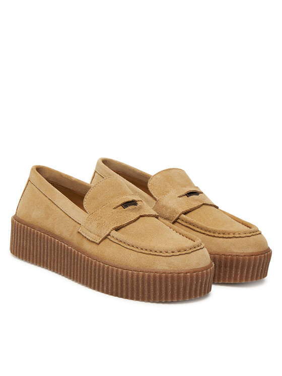 Weekend Max Mara Weekend Max Mara Poolsaapad Kapokloafer 2525526054600 Beež