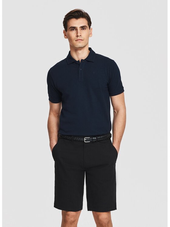 Pako Lorente Pako Lorente Polo P26SF-TX-019 Granatowy Classic Fit