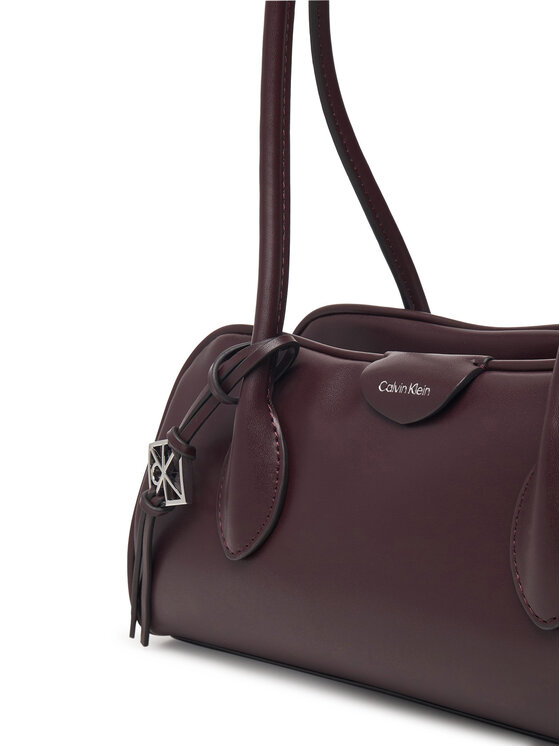 Calvin Klein Calvin Klein Torebka Emblem Trio Shoulder Bag LV04F3369G Bordowy