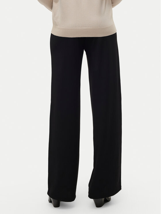 Vero Moda Vero Moda Hlače Berlin 10318454 Crna Wide Leg