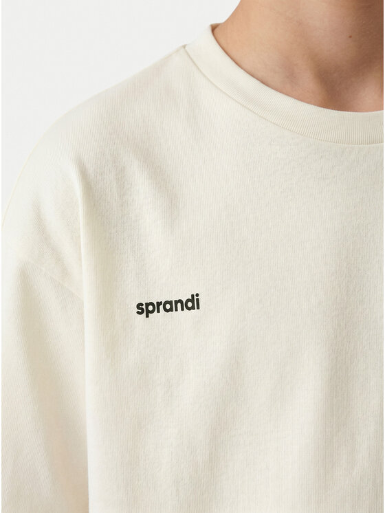Sprandi Sprandi T-shirt W126-SIBTS-1043-01X Bianco Regular Fit