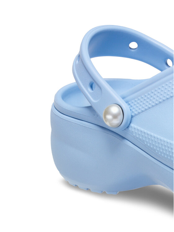 Crocs Crocs Šľapky Classic Platform Pearl Clog 211231 Modrá