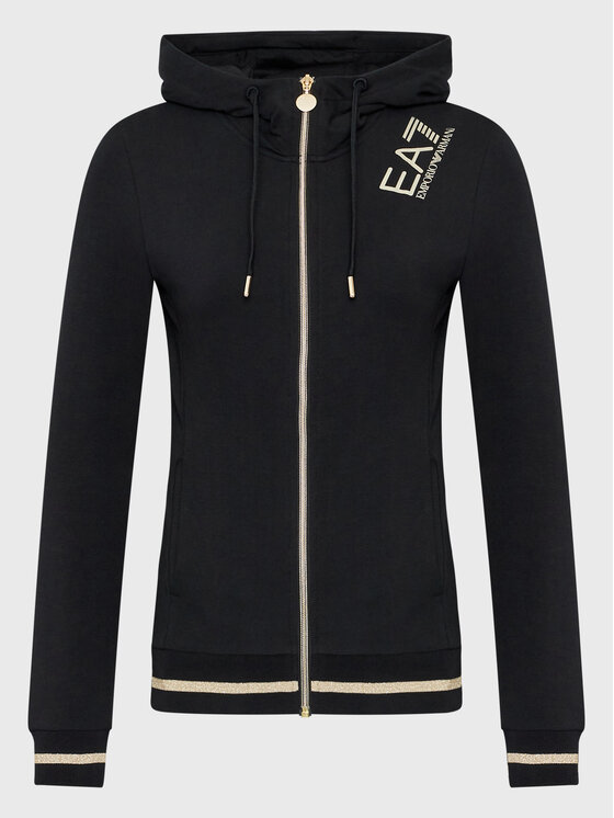 EA7 Emporio Armani EA7 Emporio Armani Mikina 6LTM07 TJCQZ 1200 Černá Regular Fit