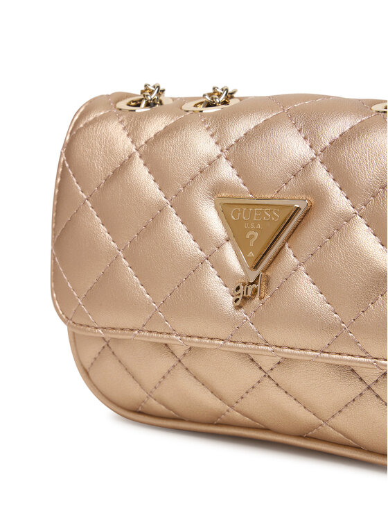 Guess Guess Дамска чанта J5YZ17 WGT10 Златист