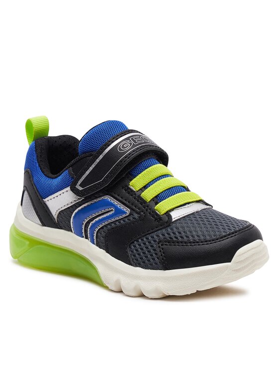 Scarpe Geox J Ciberdron Bambini - Scarpe Da Ginnastica Con Luci - Foto 7