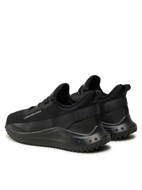 Calvin Klein Jeans Calvin Klein Jeans Сникърси Eva Runner Low Sock In Mix YW0YW01572 Черен