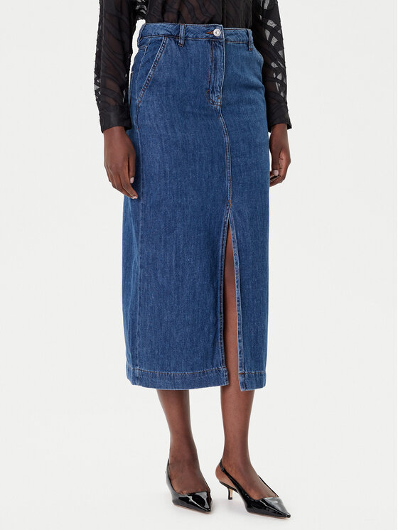 French Connection French Connection Farmer szoknya 73DZA Kék Regular Fit