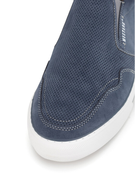 Mustang Mustang Sneakers aus Stoff 4198-402 Dunkelblau