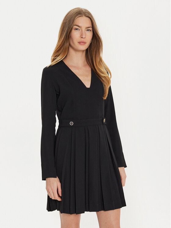 TWINSET TWINSET Každodenní šaty 242TT2171 Černá Loose Fit