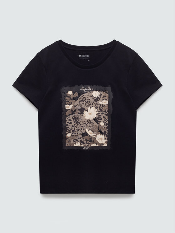 BIG STAR BIG STAR T-Shirt RELLKA Czarny Basic Fit