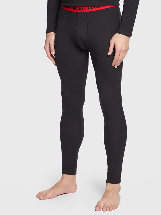 HUGO Hugo Кальсони Long John 50485314 Чорний Slim Fit