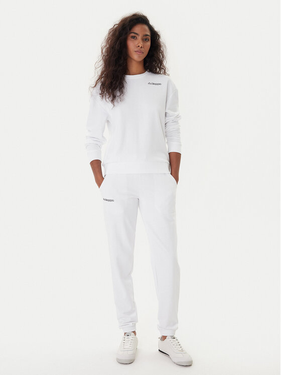 Kappa Kappa Mikina Logo Fekka 371M5EW Bílá Regular Fit
