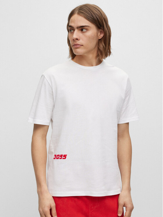 T-Shirt BOSS, Velikost:XL, Barva: Bílá, 50495743