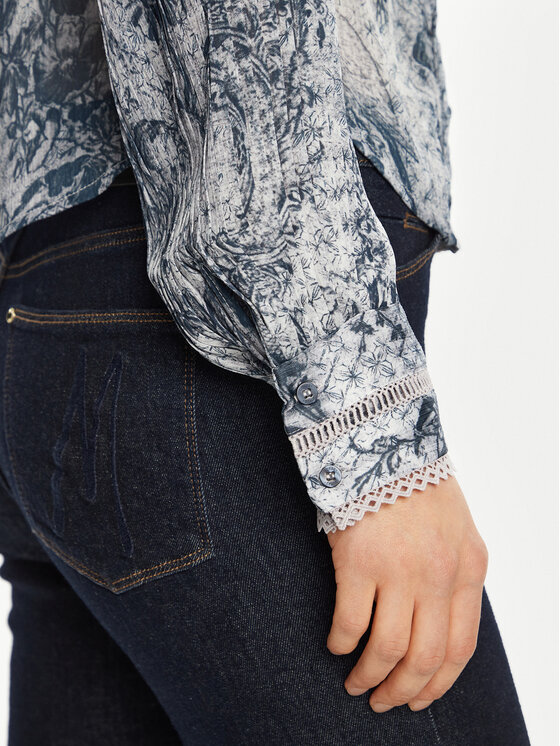Guess Guess Palaidinė W5RH16 WDW82 Mėlyna Regular Fit