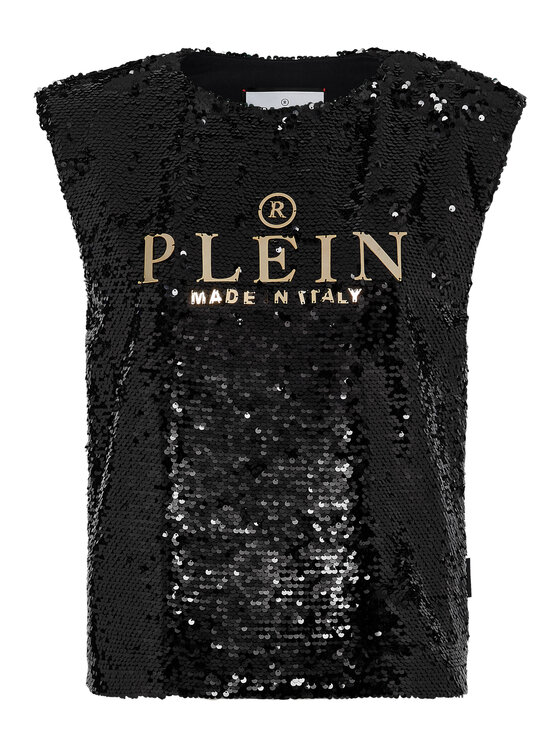 PHILIPP PLEIN PHILIPP PLEIN Tank top 8851 Čierna Skin Tight Fit