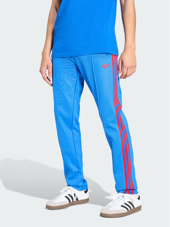 adidas adidas Spodnie dresowe CLASSIC Błękitny Slim Fit