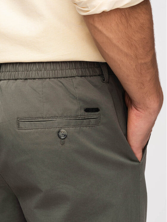 Ombre Ombre Chinosy OM-PACP-0293 Khaki Chino Fit