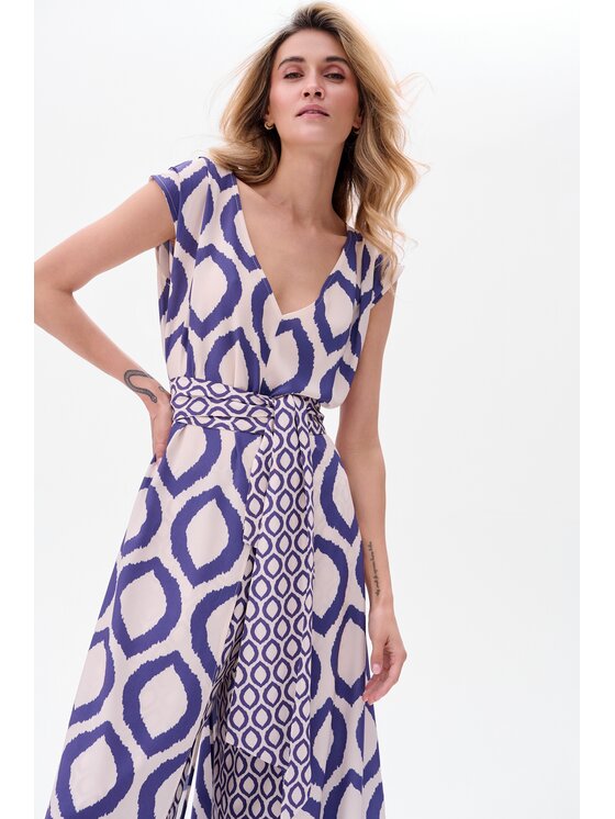 blue shadow blue shadow Tunika Anife Niebieski Regular Fit