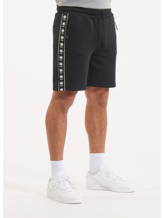 PITBULL PITBULL Szorty sportowe POWERS Czarny Regular Fit