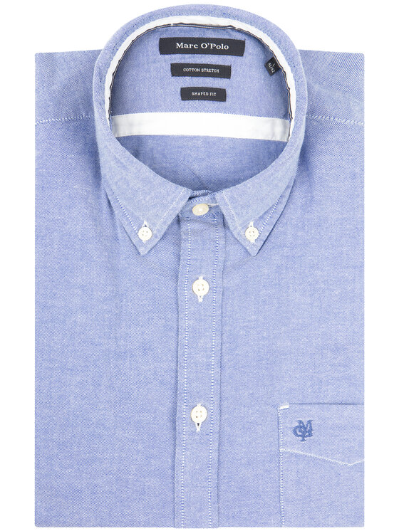 Marc O'Polo Marc O'Polo Сорочка 020 7501 42494 синій Shaped Fit
