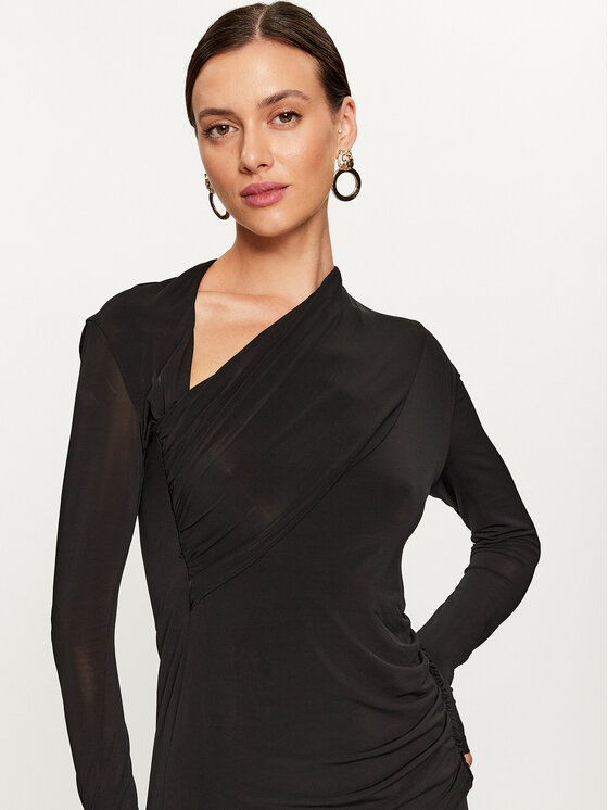 PINKO Pinko Sukienka koktajlowa Babar 102488 A1BQ Czarny Slim Fit