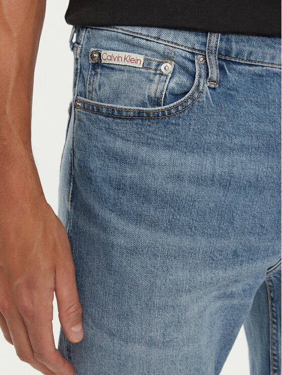Calvin Klein Jeans Calvin Klein Jeans Jeans hlače J30J325998 Modra Tapered Fit