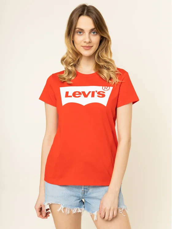 Levi`s® Tricou The Perfect Graphic Tee 17369-0792 Rosu Regular Fit image