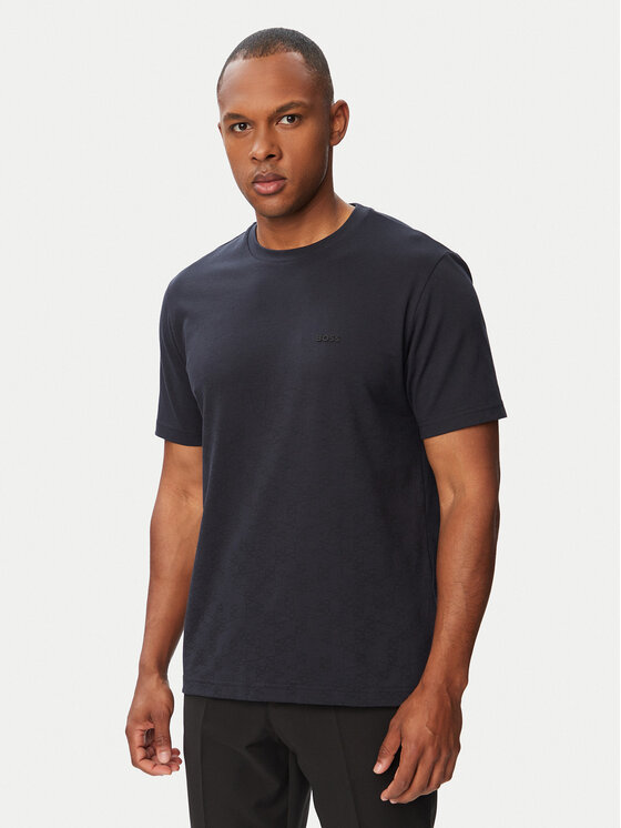 BOSS Tricou TS_GOC Swing AO 50566856 Bleumarin Regular Fit