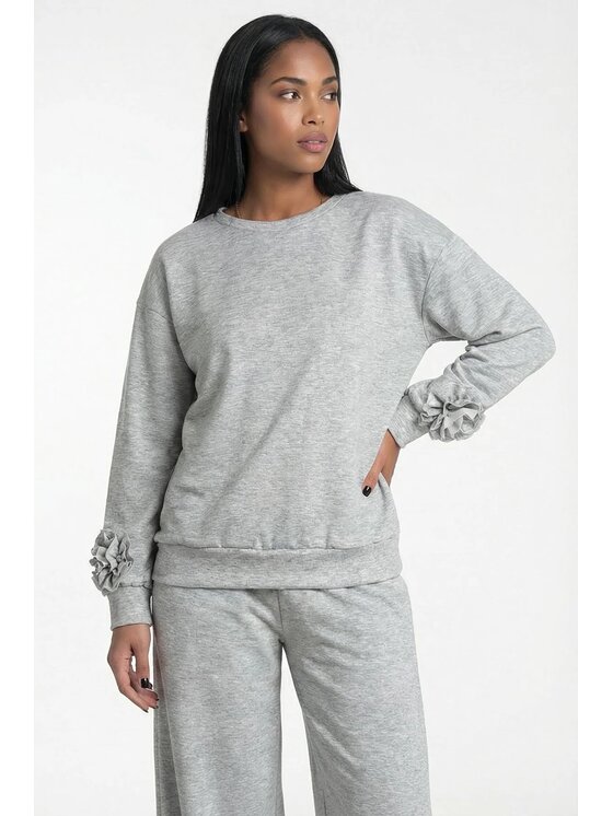 FIGL FIGL Φόρμα M1316 Γκρι Straight Fit