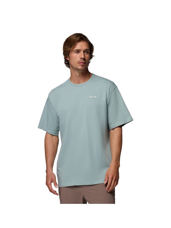 Columbia Columbia T-Shirt 215505 Niebieski Regular Fit