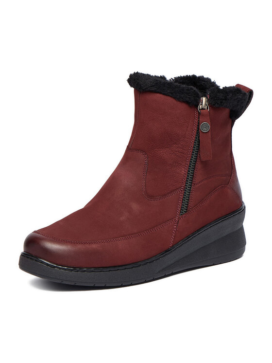 Go Soft Go Soft Stiefeletten CEO-WI23-NUREN-01 Dunkelrot