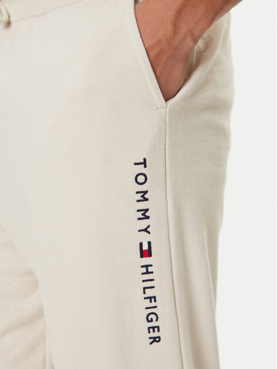 Tommy Hilfiger Tommy Hilfiger Jogginghose UM0UM03664 Écru Regular Fit